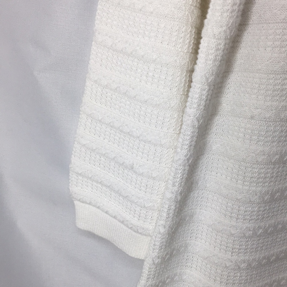 Talbots Women’s Lightweight White Sweater Size XL NEW with Tags - Picture 4 of 6